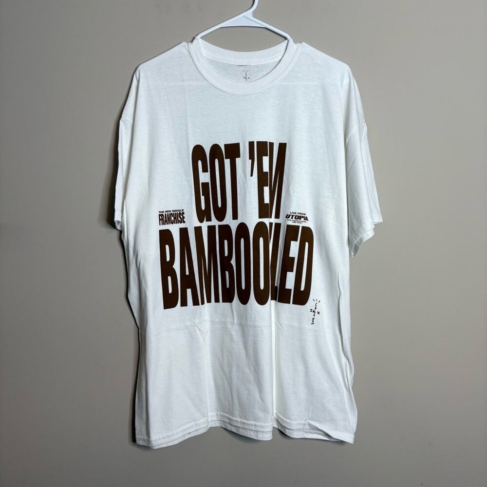 Travis Scott Cactus Jack Got Em Bamboozled Promo Short Sleeve New - Picture 2 of 5